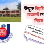 উন্মুক্ত বিশ্ববিদ্যালয় রেজাল্ট দেখার নিয়ম 2025