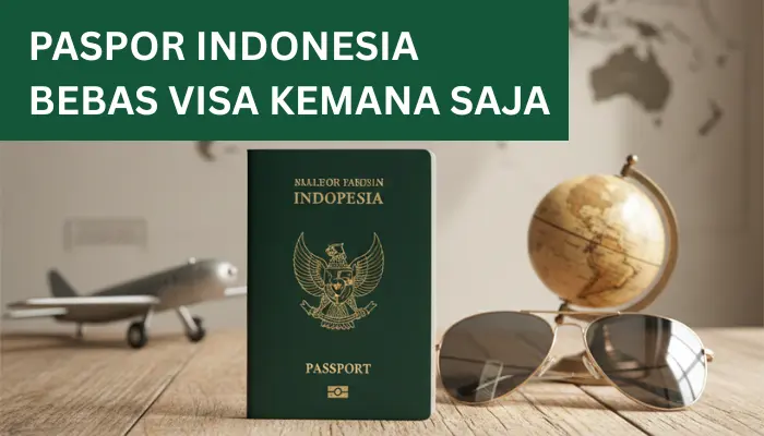 paspor indonesia bebas visa kemana saja